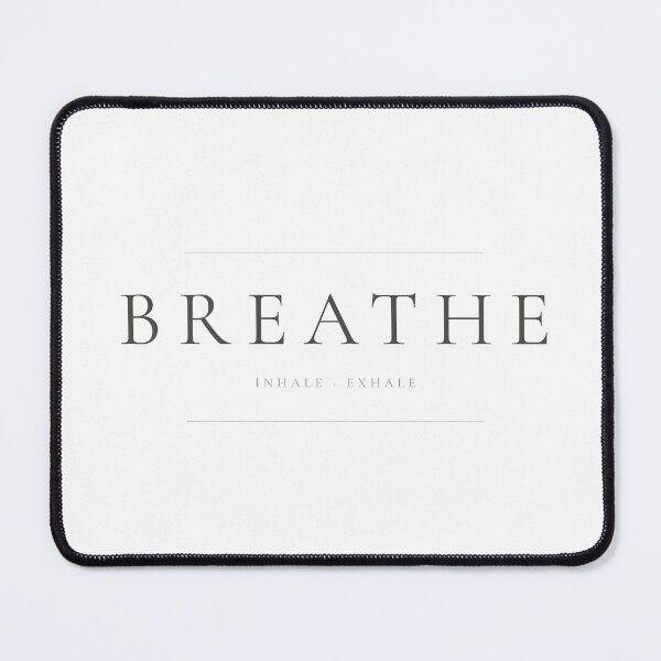 Item preview, Breathe — Minimalist Mindfulness Print designed and sold by CairnStudio.