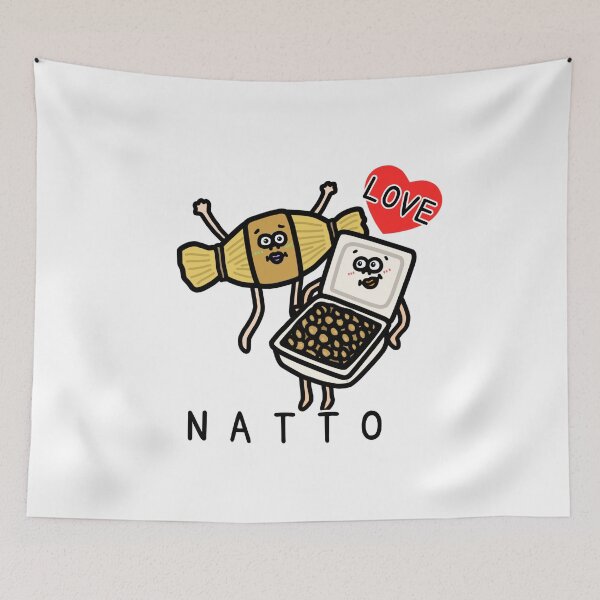 Item preview, I LOVE NATTO designed and sold by kanaehonkawa.