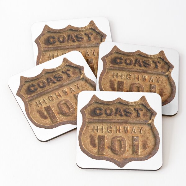 Item preview, Coast Highway 101 heavy Metal Badge designed and sold by Julie Ann  Stricklin.