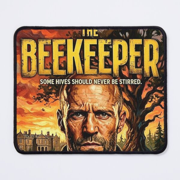 Item preview, The Beekeeper Retro Action Crime Movie Art Poster designed and sold by Art's Diner.