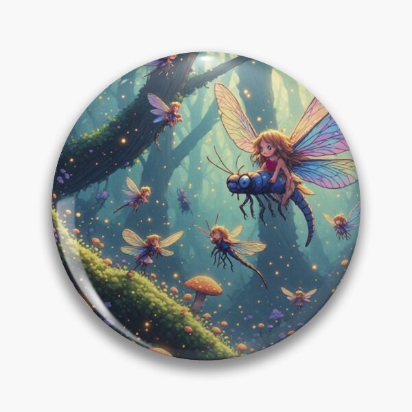 Item preview, Fairy Ring with Magical Woodland Pixies and Mushrooms designed and sold by dcohea.