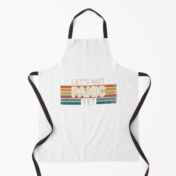 Item preview, Retro Let's Not Panic Yet designed and sold by Soren Graft.