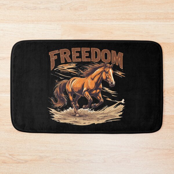 Item preview, Freedom Galloping Horse Western Vintage Art designed and sold by UrbanPrts.