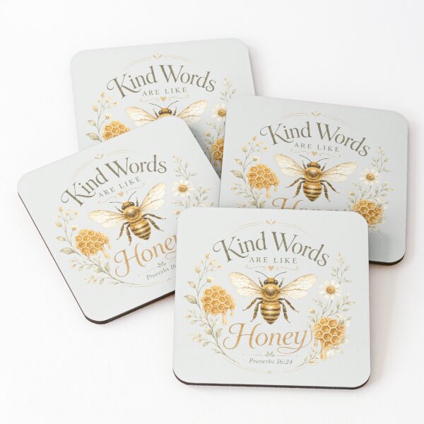 Item preview, Kind Words Are Like Honey designed and sold by dkid creations.