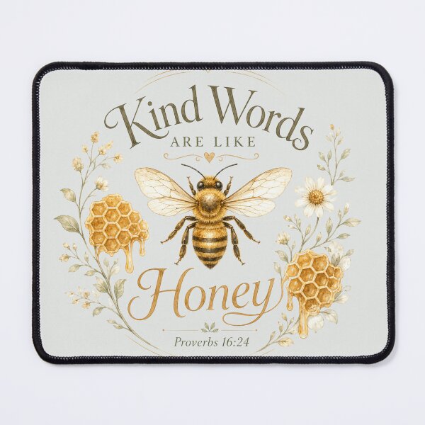 Item preview, Kind Words Are Like Honey designed and sold by dkid creations.