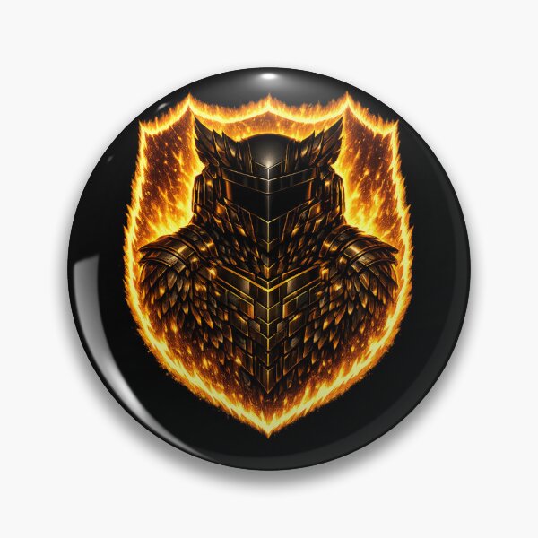 Item preview, Cyberpunk Owl Warrior — Dark Fire Armor Fantasy Art for Bold Collectors designed and sold by ArtoryWorks.