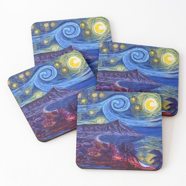 Item preview, Honolulu Starry Nights designed and sold by RachaelRayArt.