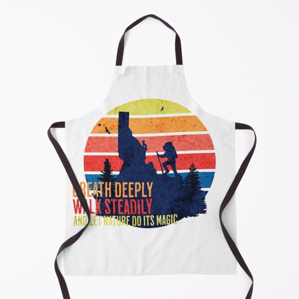 Item preview, Breathe Deeply Walk Steadily Hiking Sunset Shirt | Nature Adventure Art designed and sold by The Falling Trail.