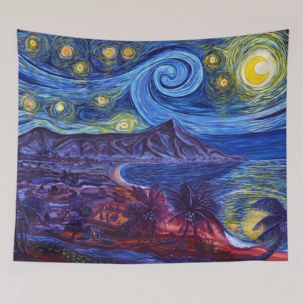 Item preview, Honolulu Starry Nights designed and sold by RachaelRayArt.