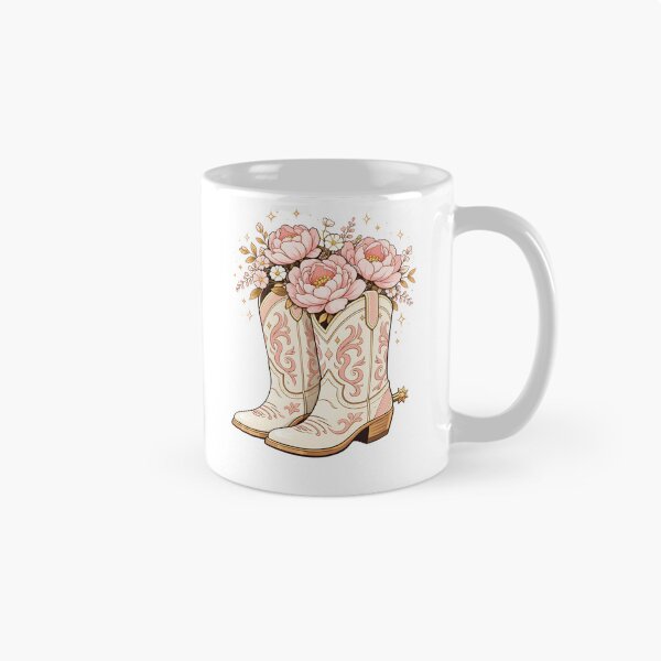 Item preview, Glamorous Cowboy Boots Aesthetic Floral Western Poster designed and sold by ShopAndFun.