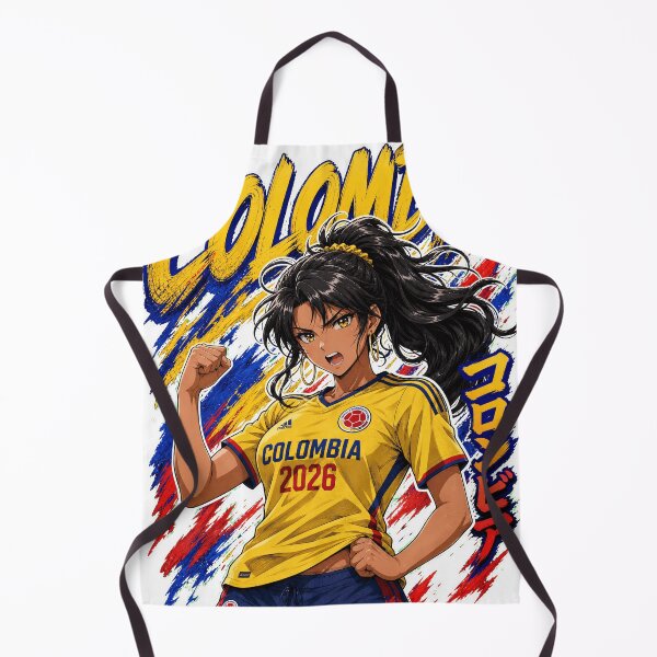 Item preview, Colombia Anime Soccer Girl - 2026 Striker Waifu designed and sold by Senpai Syndicate.