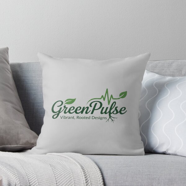 Item preview, GreenPulse Aesthetic Nature Heartbeat Eco Friendly Logo designed and sold by GreenPulseDesigns.