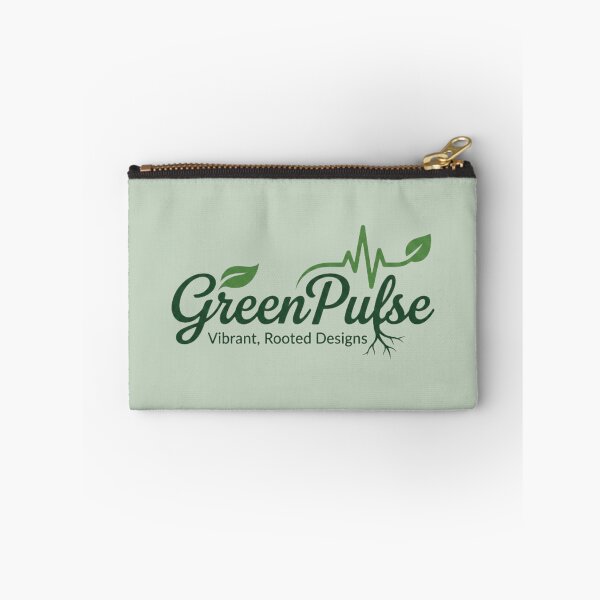 Item preview, GreenPulse Aesthetic Nature Heartbeat Eco Friendly Logo designed and sold by GreenPulseDesigns.