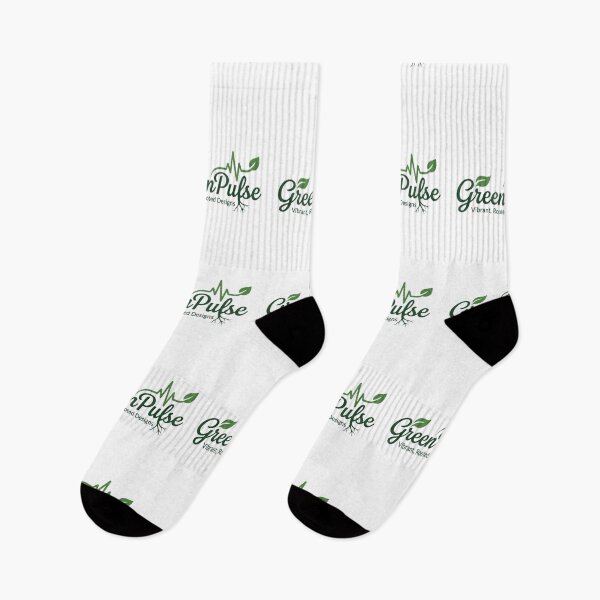Item preview, GreenPulse Aesthetic Nature Heartbeat Eco Friendly Logo designed and sold by GreenPulseDesigns.