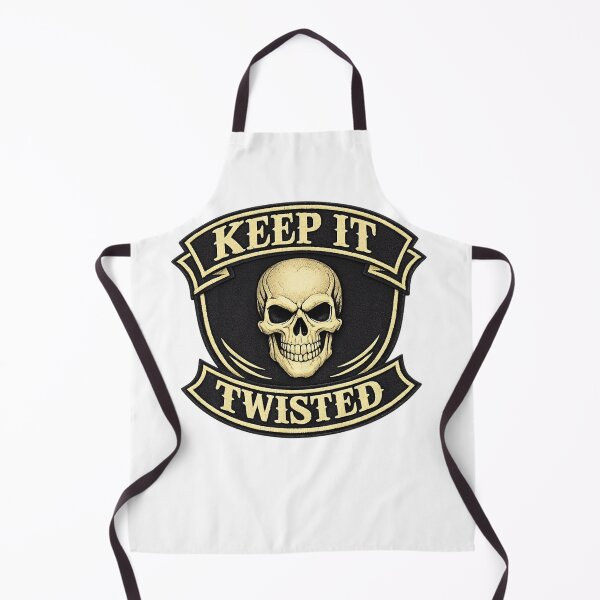 Item preview, Keep it Twisted Shield Skull designed and sold by FindYourNeutral.