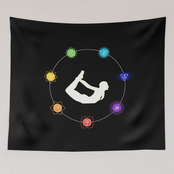 Item preview, Solar Plexus Chakra Yoga - Bow Pose, Female Figure designed and sold by TheThankfulTyne.