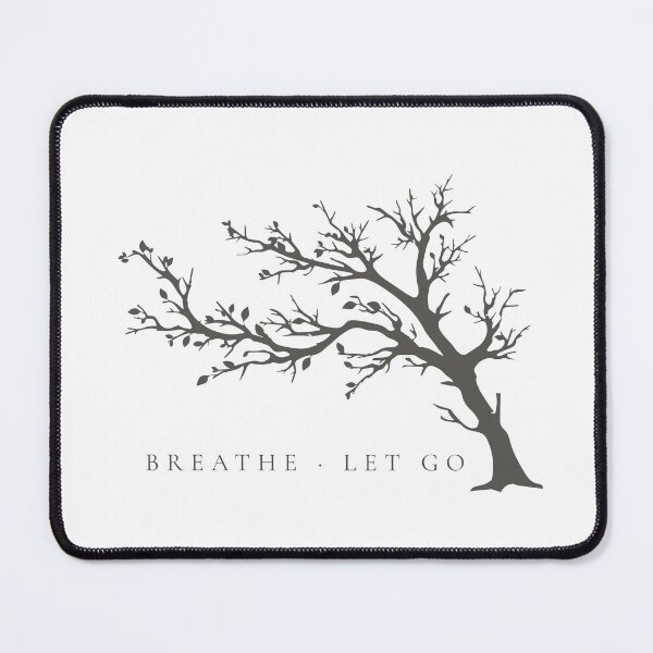 Item preview, Breathe, Let Go — Minimalist Nature Print designed and sold by CairnStudio.