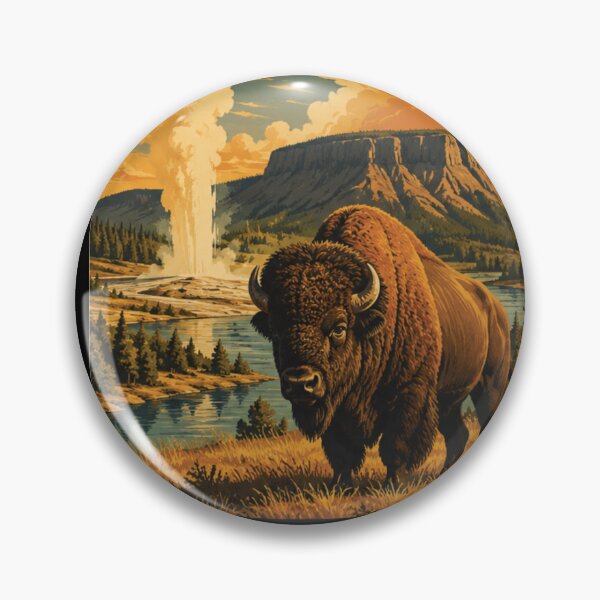 Item preview, Yellowstone National Park Posters and Wall Art designed and sold by GnuArt.