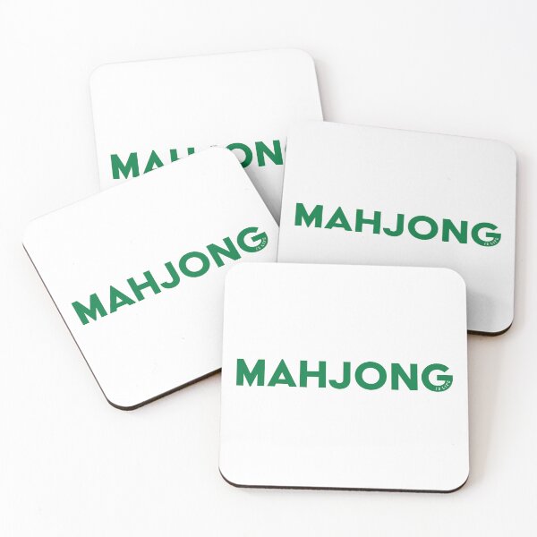Item preview, Mahjong is Life - green text designed and sold by vickeyweiss.