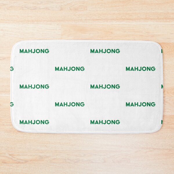 Item preview, Mahjong is Life - green text designed and sold by vickeyweiss.