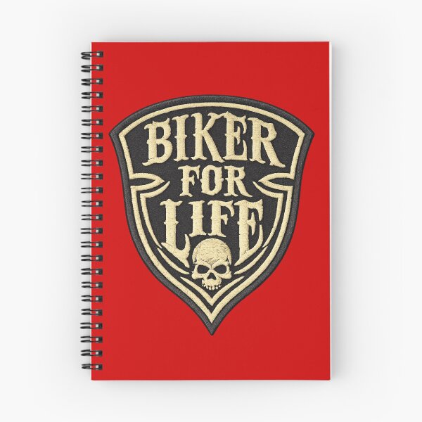 Item preview, Biker For Life Shield Skull designed and sold by FindYourNeutral.