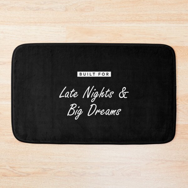 Item preview, Built for Late Nights & Big Dreams designed and sold by odkocreative.