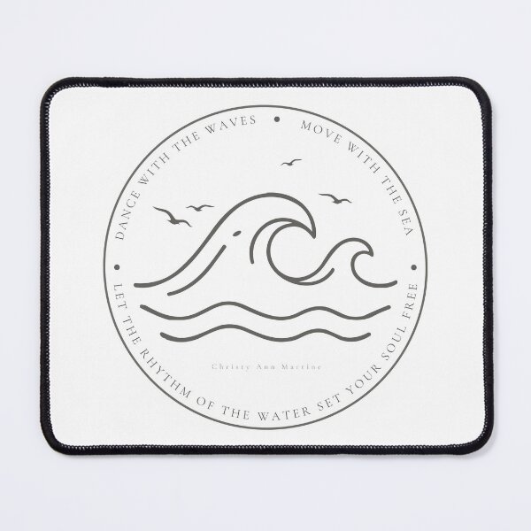 Item preview, Dance With The Waves Move With The Sea — Minimalist Nature Print designed and sold by CairnStudio.