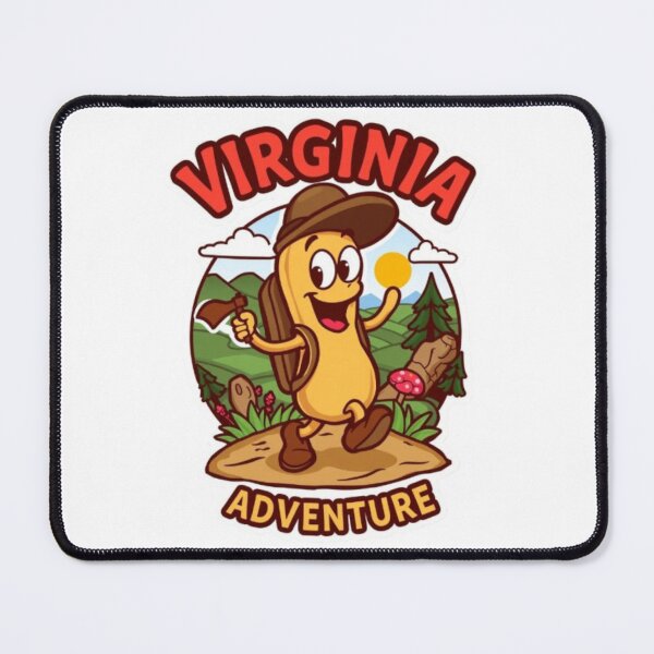 Item preview, Virginia Peanuts Adventure Mascot Design designed and sold by MystiColo.