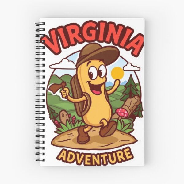 Item preview, Virginia Peanuts Adventure Mascot Design designed and sold by MystiColo.