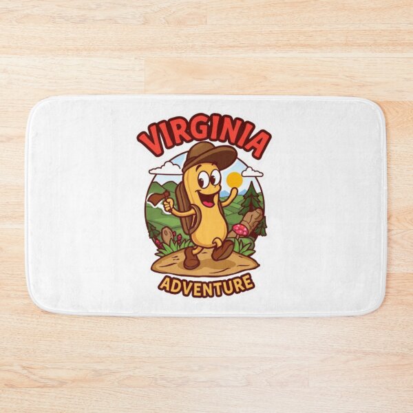 Item preview, Virginia Peanuts Adventure Mascot Design designed and sold by MystiColo.