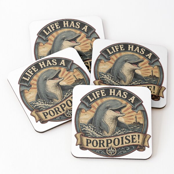 Item preview, Life has a porpoise again! designed and sold by Bruce Custom Creations.