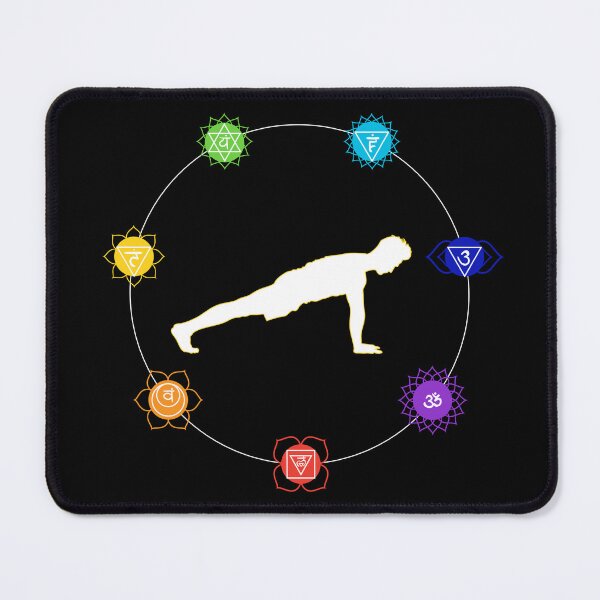 Item preview, Solar Plexus Chakra Yoga - Plank Pose, Male Figure designed and sold by TheThankfulTyne.