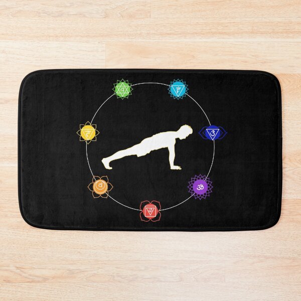Item preview, Solar Plexus Chakra Yoga - Plank Pose, Male Figure designed and sold by TheThankfulTyne.