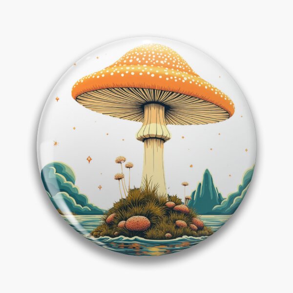 Item preview, Cosmic Mushroom Navigator designed and sold by SnapNTrendy.