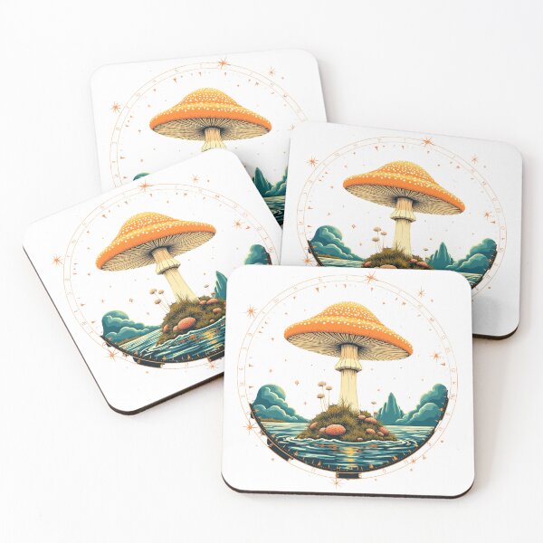 Item preview, Cosmic Mushroom Navigator designed and sold by SnapNTrendy.