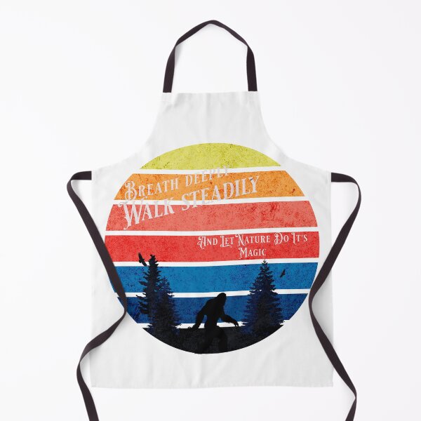 Item preview, Bigfoot Hiking Sunset Nature Quote designed and sold by The Falling Trail.