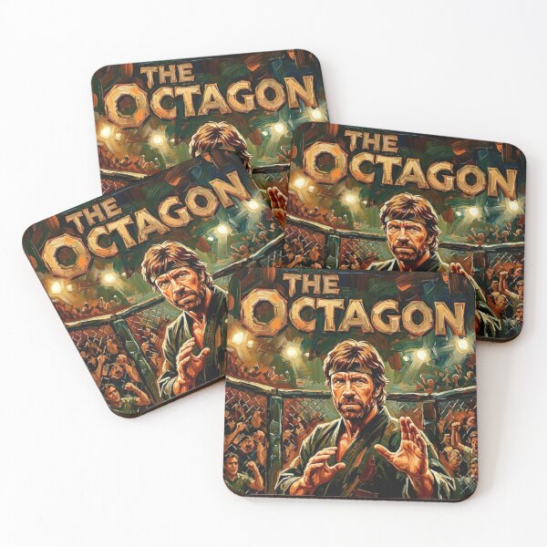 Item preview, The Octagon Retro Martial Arts Action Movie Art Poster designed and sold by Art's Diner.