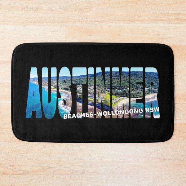 Item preview, AUSTINMER Beaches Wollongong NSW - Illawarra Region Beautiful Day designed and sold by Adam Gormley.