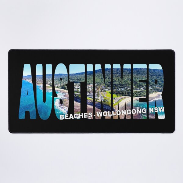 Item preview, AUSTINMER Beaches Wollongong NSW - Illawarra Region Beautiful Day designed and sold by Adam Gormley.
