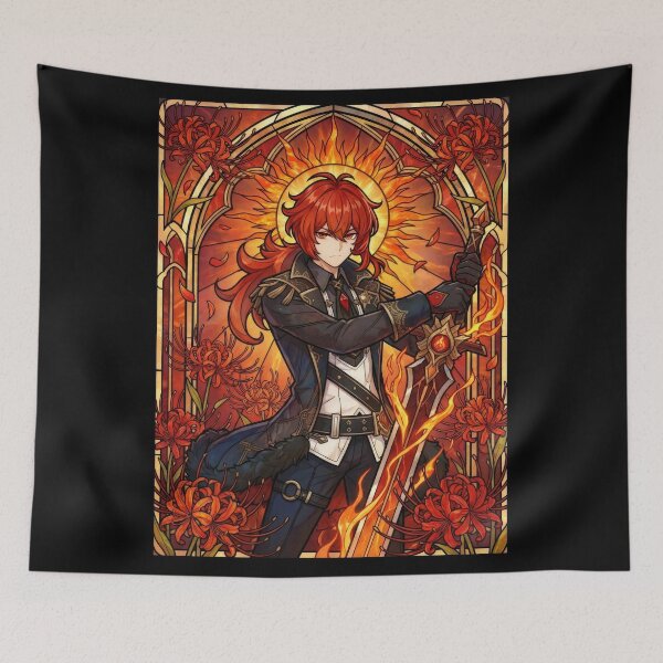 Item preview, Stained Glass Diluc designed and sold by Thunderbelts.