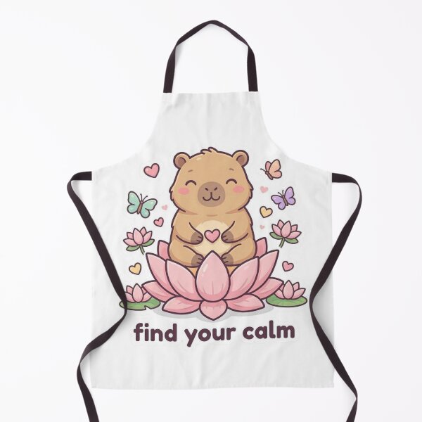 Item preview, Cute Meditating Capybara Find Your Calm Kawaii Yogafind designed and sold by carestazafeli.