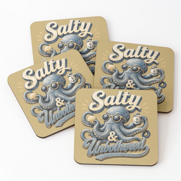 Item preview, Salty & Unbothered Oceancore Octopus designed and sold by Weirdwildco69.