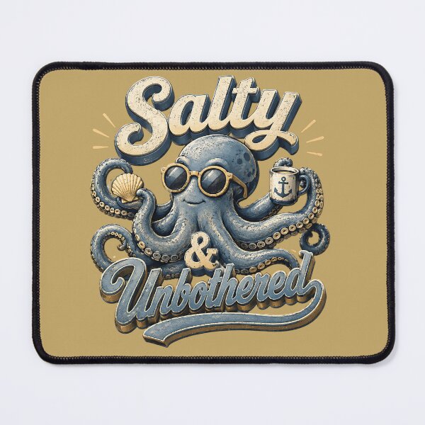 Item preview, Salty & Unbothered Oceancore Octopus designed and sold by Weirdwildco69.