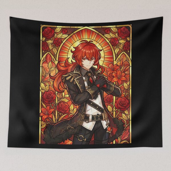 Item preview, Stained Glass Diluc designed and sold by Thunderbelts.