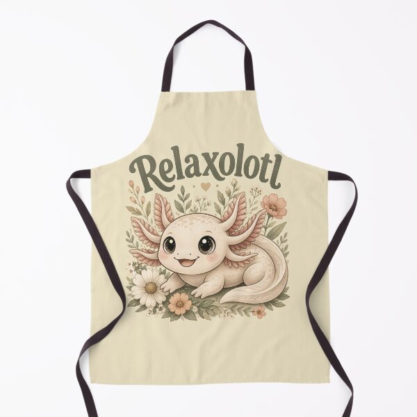 Item preview, Cottagecore Relaxolotl Axolotl designed and sold by Weirdwildco69.