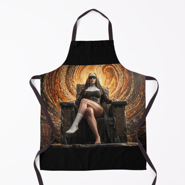 Item preview, Dark Nun Blindfolded Artistic Gothic Portrait designed and sold by GalleryBrisArt.