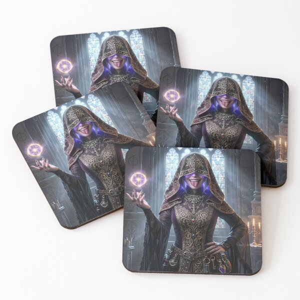 Item preview, Dark Nun Blindfolded Artistic Gothic Portrait designed and sold by GalleryBrisArt.