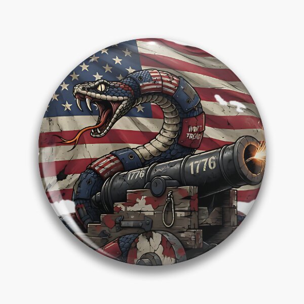 Item preview, 1776 Snake Cannon| Don't EVEN Tread on Me designed and sold by IronDissident.