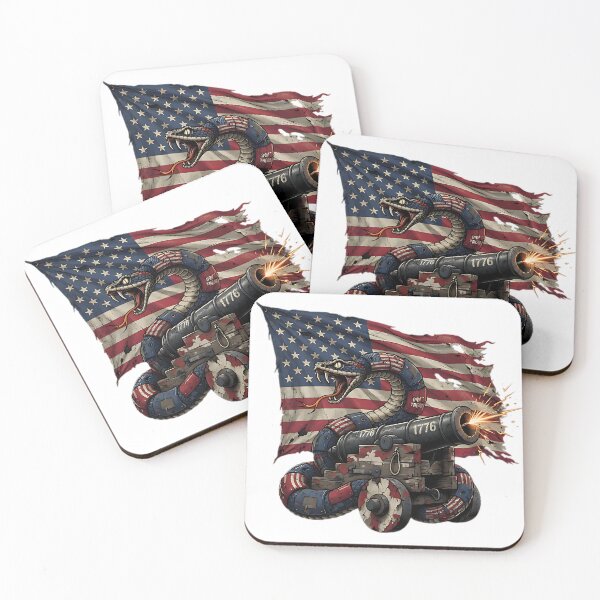 Item preview, 1776 Snake Cannon| Don't EVEN Tread on Me designed and sold by IronDissident.