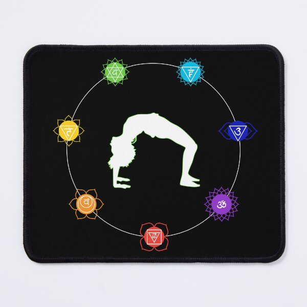 Item preview, Heart Chakra Yoga - Wheel Pose, Female Figure designed and sold by TheThankfulTyne.